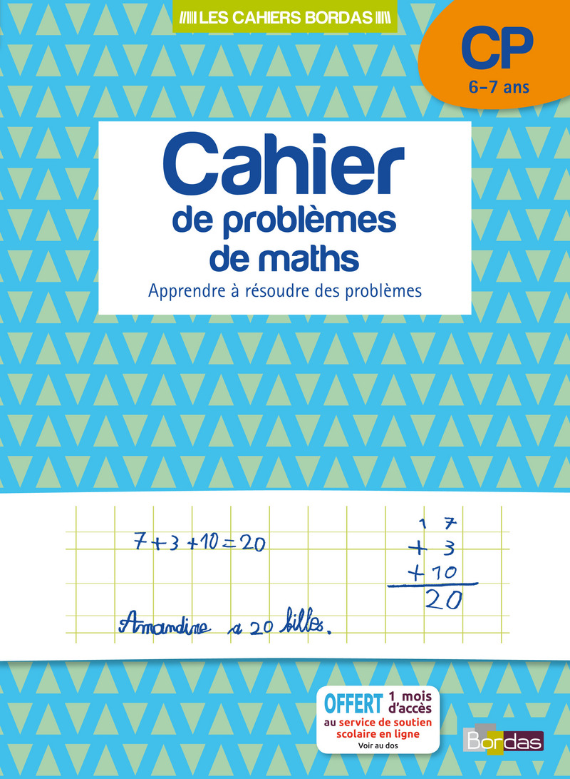 Cahier de problèmes de maths CP (ancienne édition) * Cahier d'activités/d' exercices | Bordas éditeur