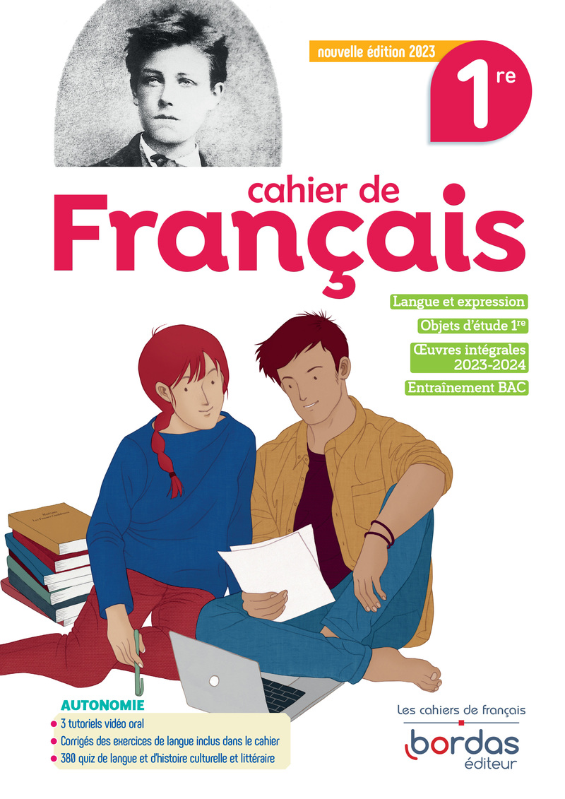 Cahier de Français 1re * Cahier d'exercices (Ed. 2023)