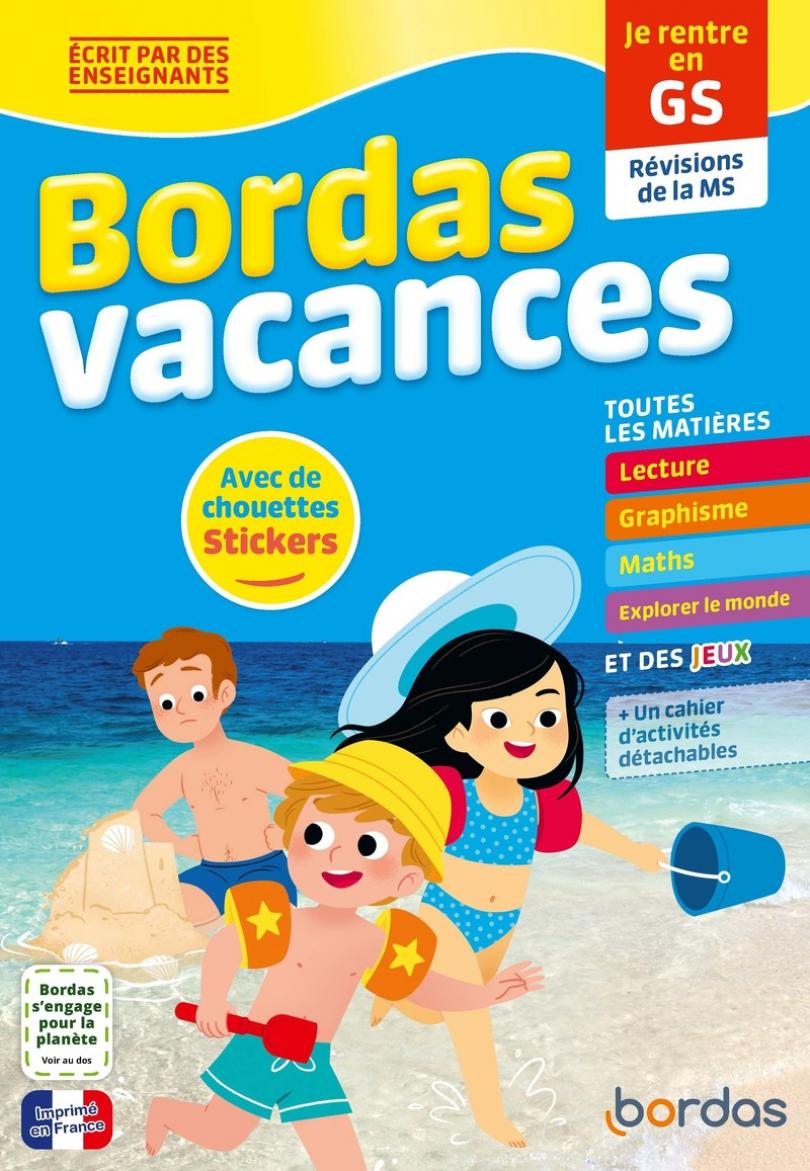 Bordas Vacances - Je rentre en Grande section * Cahier  d'activités/d'exercices | Bordas éditeur