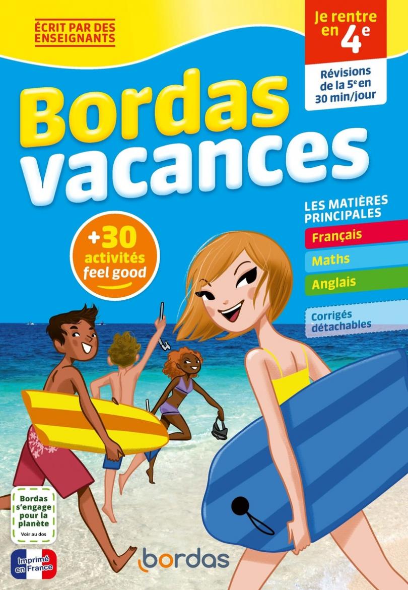 Bordas Vacances - Je rentre en 4e * Cahier d'activités/d'exercices | Bordas  éditeur