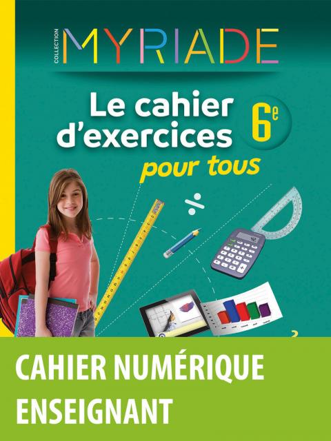 Myriade - Cahier de compétences - Mathématiques 4e * Cahier numérique  enseignant (Ed. 2019) | Bordas éditeur